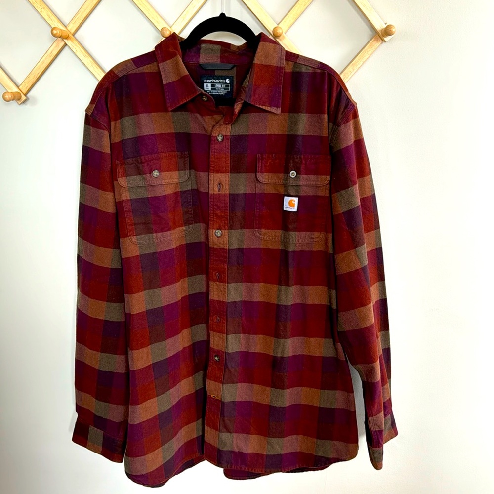New men’s XL tall carhartt flannel